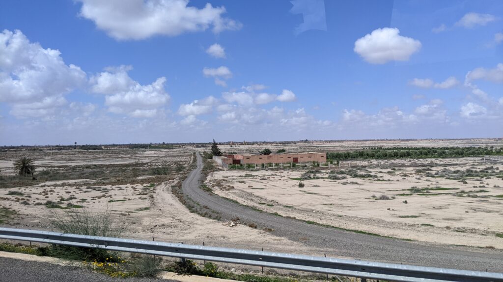 barren desert near Essaouira morocco